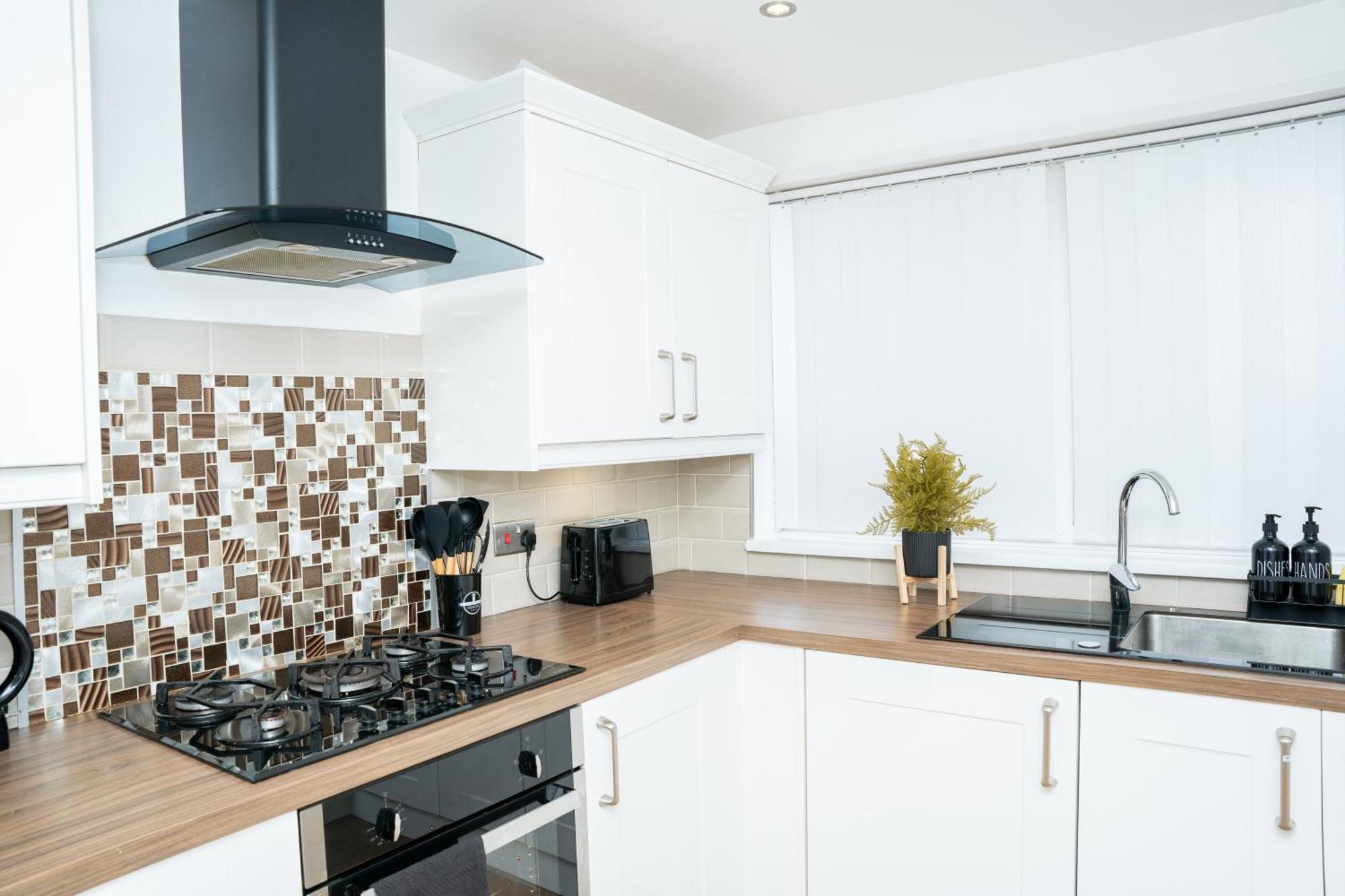 Villa Stylish 3 Bed House With Free Parking Leeds  Esterno foto